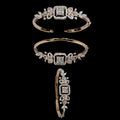 (BRD-12) Diamond Bracelet, Gold 20.710 (14KT), Total Diamond 3.02 CT