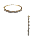 (BRD-6) Diamond Ladies Bracelets 1.99 CT, Gold 16.342, 14 KT (Hallmarked)