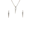 (SS-27) 10(Pendant)+3(Chain)GM, Chain Pendant set in Sterling Silver 92.5% Purity Rs 4200