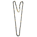 Chain with Black Beads, 6.335 grams,91.6 Purity (CG-740)