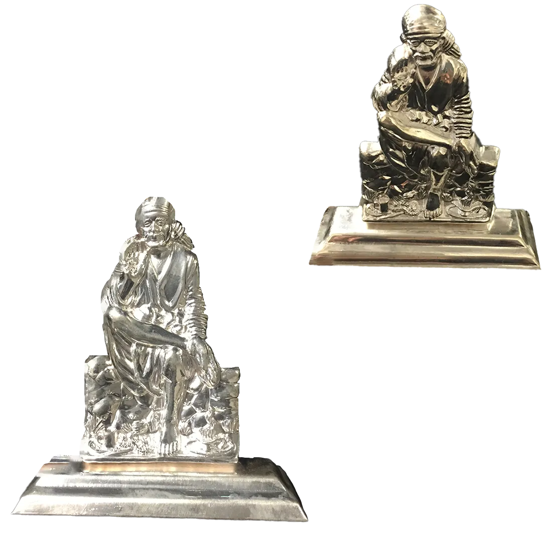 (Code-1) Sai Baba Idol in Silver 41 Grams