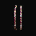 Bangle in Diamond (Diamond 3.52 CT, Gold 43.683 ,14KT,  Ruby -23.34 CT)
