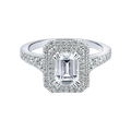 Ladies Diamond ring in 14 CT / 18 CT Gold (HALLMARKED)