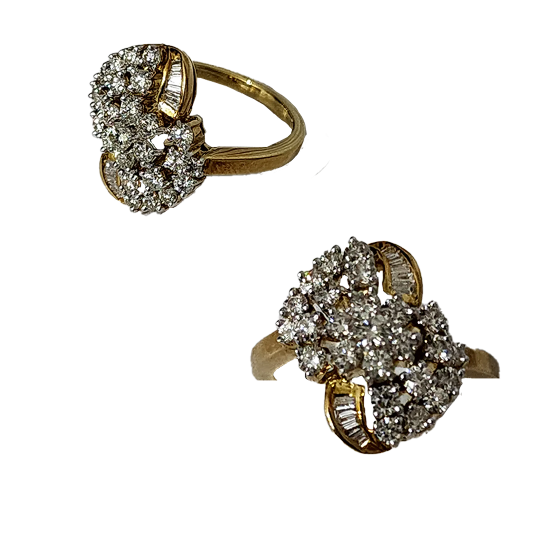 Ladies Diamond Rings in 14/18CT Hallmarked Gold (RDL-519)