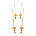 Earring in 22kt gold (Sui Dhagga) 5.669 grams 91.6 Purity, (TG-615) (Hallmarked)