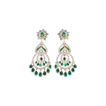 (MSD-16) Diamond Tops in 14kt Hallmarked Gold (Diamond with Emerald Diamond 6.08 CT, Gold-39.000 grams ,Emerald in Earring 10 CT)