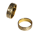 Gents band in 22 CT Gold 6.550 grams, 91.6 purity (GRG-152)