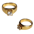 Gents ring ad 10.990 grams, 18 kt gold (GRG-135)