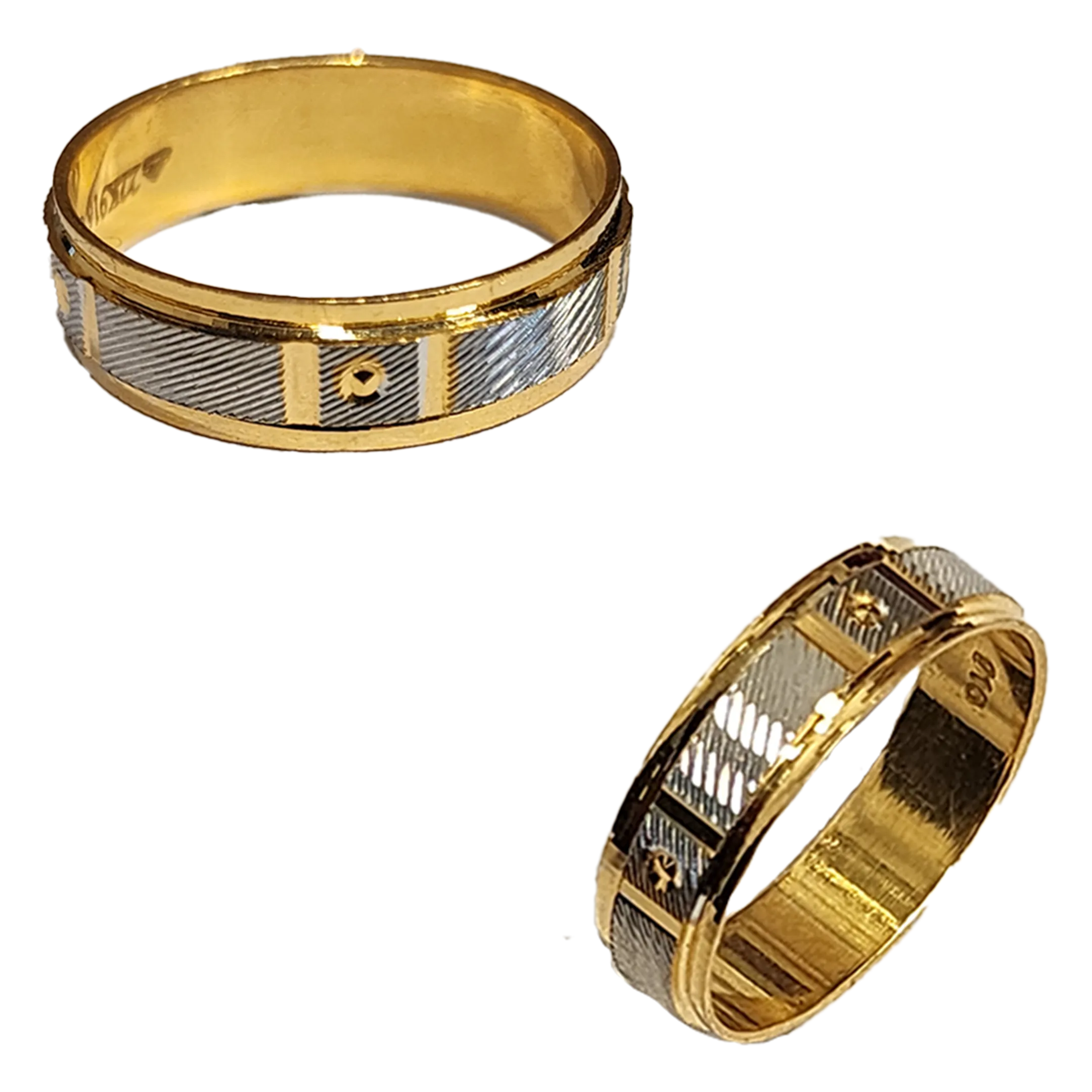 Gold Band in 22ct gold, 3.560 Grms, 91.6 Purity, (GRG-168)