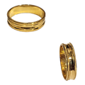 Gold Band in 22ct gold, 3.630 Grms, 91.6 Purity, (GRG-165)