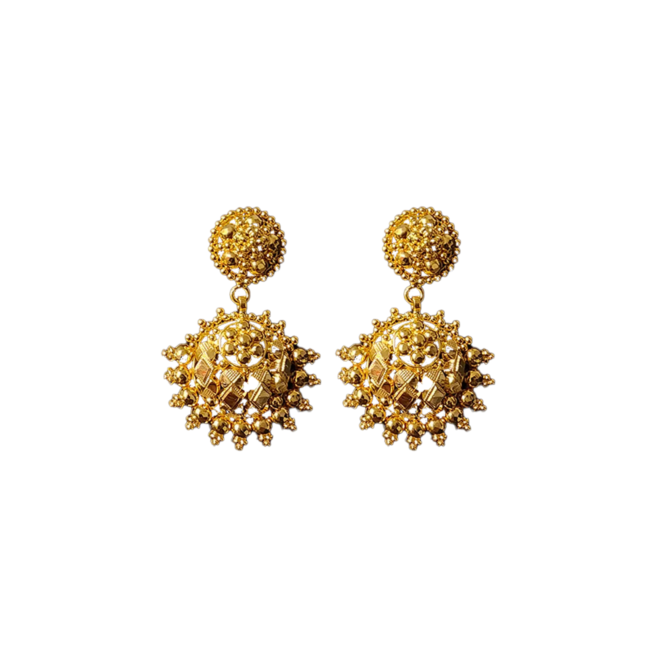 Gold Earring-9.900grms in 22ct 91.6 Purity, Hallmarked (MSG-304-A)