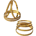 Gold Kara in 22 CT Hallmarked (Gold 48.920 CT 91.6 purity) (KG-137)