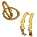 Gold kara in 22 CT Hallmarked ( 46.353 grams, 91.6 purity) (KG-128)