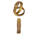 Gold kara in 22 CT Hallmarked ( 50.290 grams, 91.6 purity) (KG- 141)