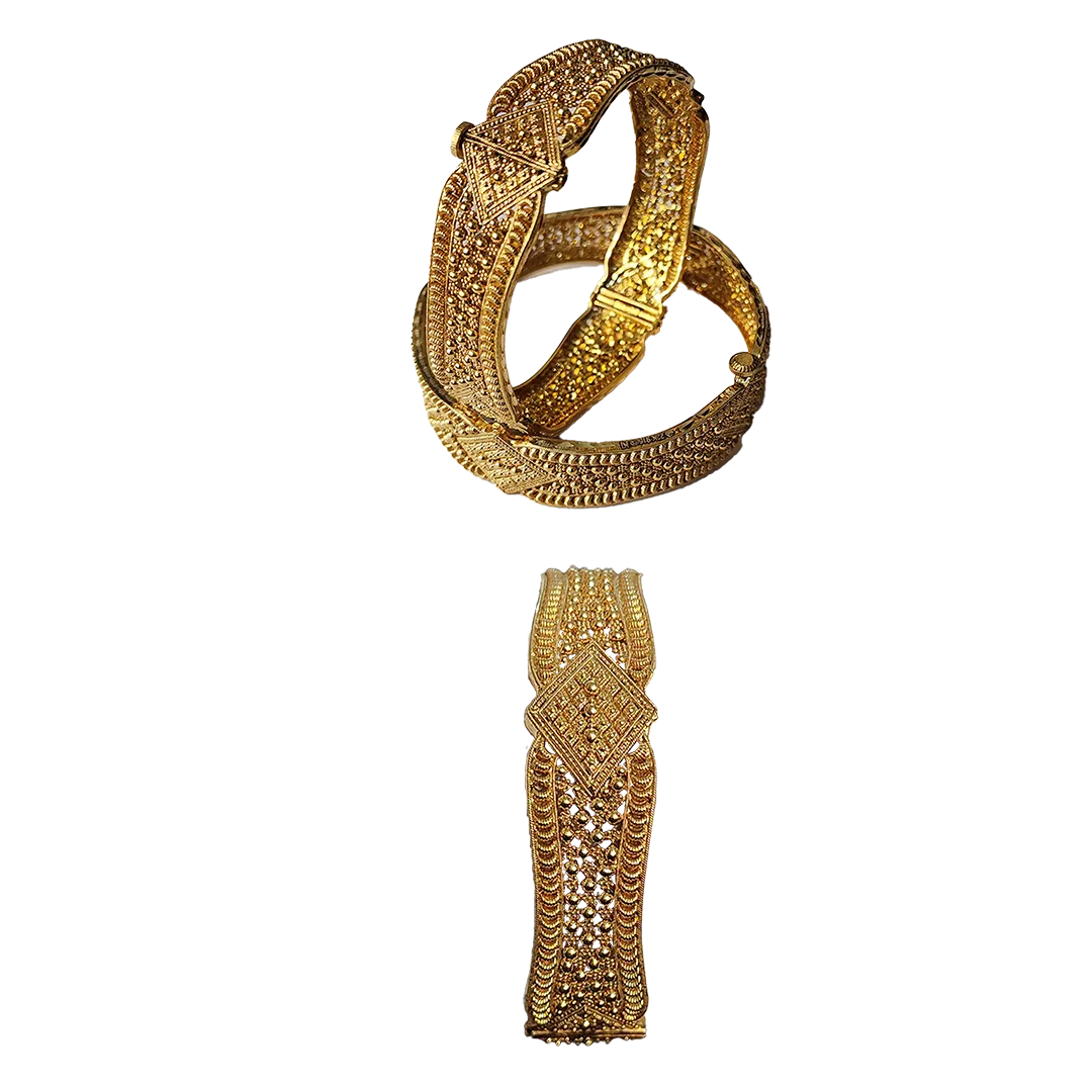 Gold kara in 22 CT Hallmarked ( 50.290 grams, 91.6 purity) (KG- 141)