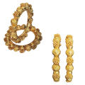 Gold Kara in 22 CT Hallmarked 92.280, 91.6 purity) (KG-138)