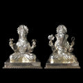 (LG-1) Laxmi & Ganesh Idols in Silver , 676 Grams pair