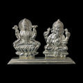 (LG-36) Laxmi and Ganesh Idols in Silver, 151 Grams Pair