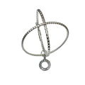 Silver Ladies Kara ( LK-12, 27 grams, 92.5% )