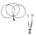 Silver Ladies Kara ( LK-15, 9 grams, 92.5% )