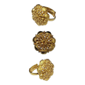 (LRG-325) Gold Ladies Ring , 3.673 Grams 22CT