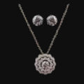 PD-475 Labgrown Pendant Set: Pendant ( Gold - 2.19 Grams, Labgrown Diamond - 1 CT), TD-560 Tops ( Gold - 1.84 Grams, Labgrown Diamond - 1.48 CT)