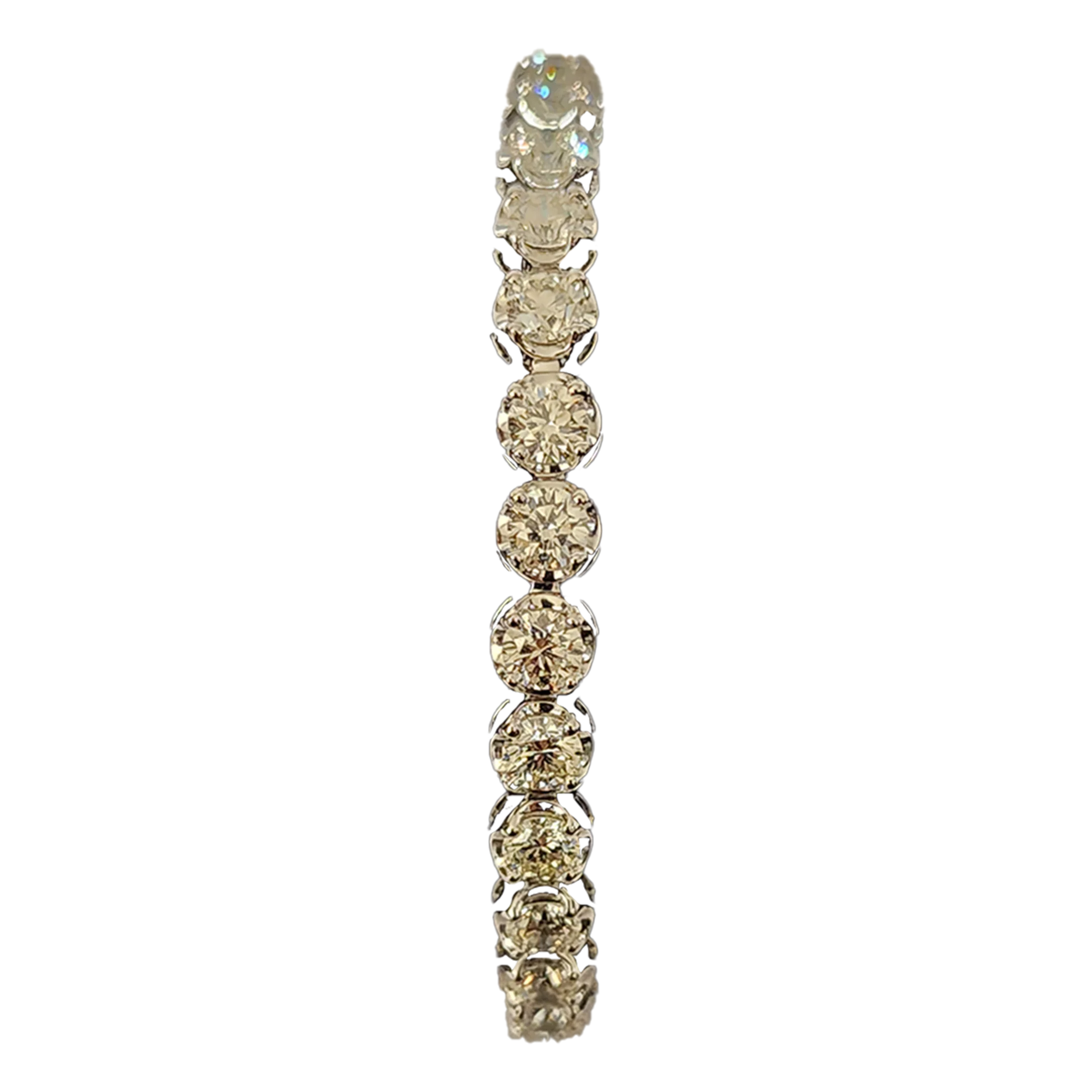 (BRD-4) Ladies Tennis bracelets diamond 6.72 Ct Gold 10.990 14 KT (Hallmarked)