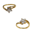 Ladies ring with AD 3.277 Grms, 14kt gold, (LRG-253)