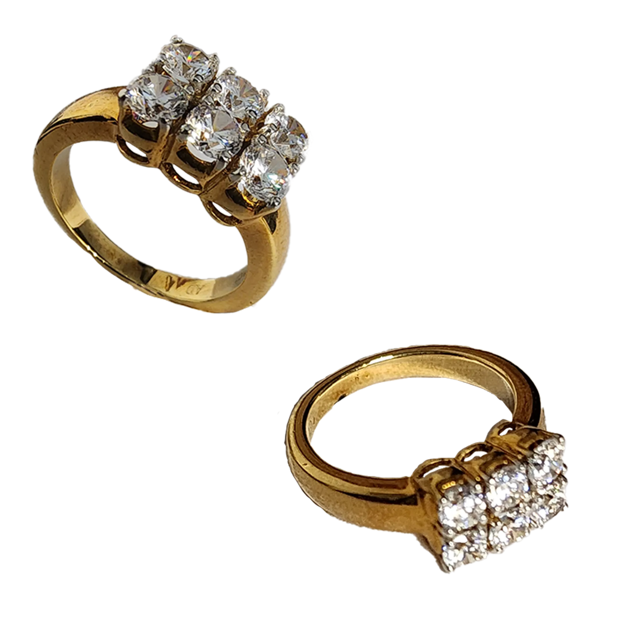 Ladies ring with AD 7.040 Grams 18kt Gold (LRG-295)