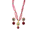 (MSG-301) Pendant Set in Gold (Pendant-7.913 Grams) (Tops-13.452 Grams) Total-21.365 Grams-Stone 3 pcs (6.8 Grams) Net Gold- 14.565, 14KT