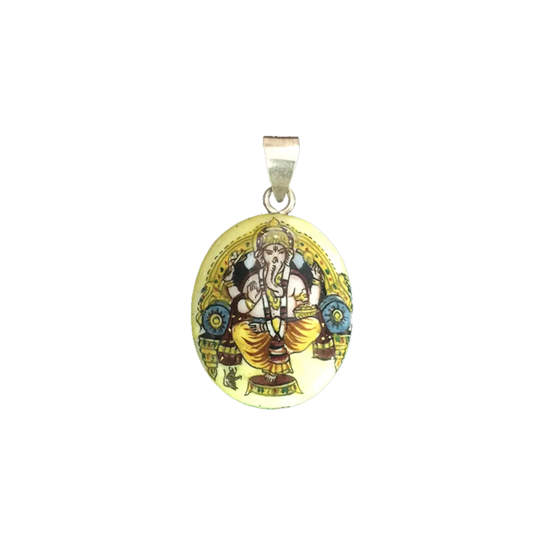 Divine Ganesh JI Pendant in Silver (P-4, 6 Grams Ganesh JI)