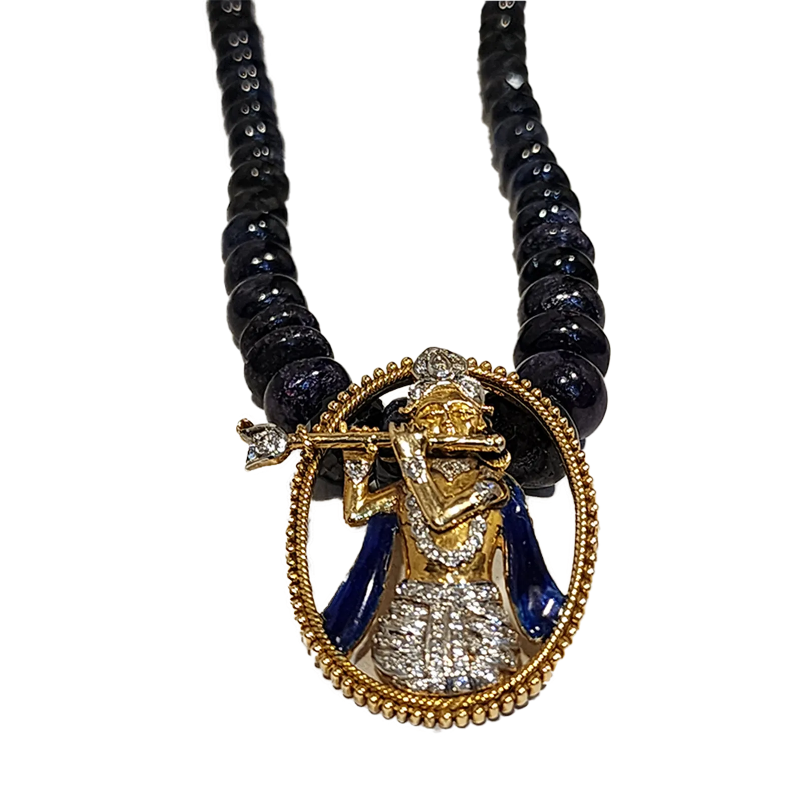 (PD-2) Krishna ji pendant Dia-0.40ct, Gold-14kt - 10.400