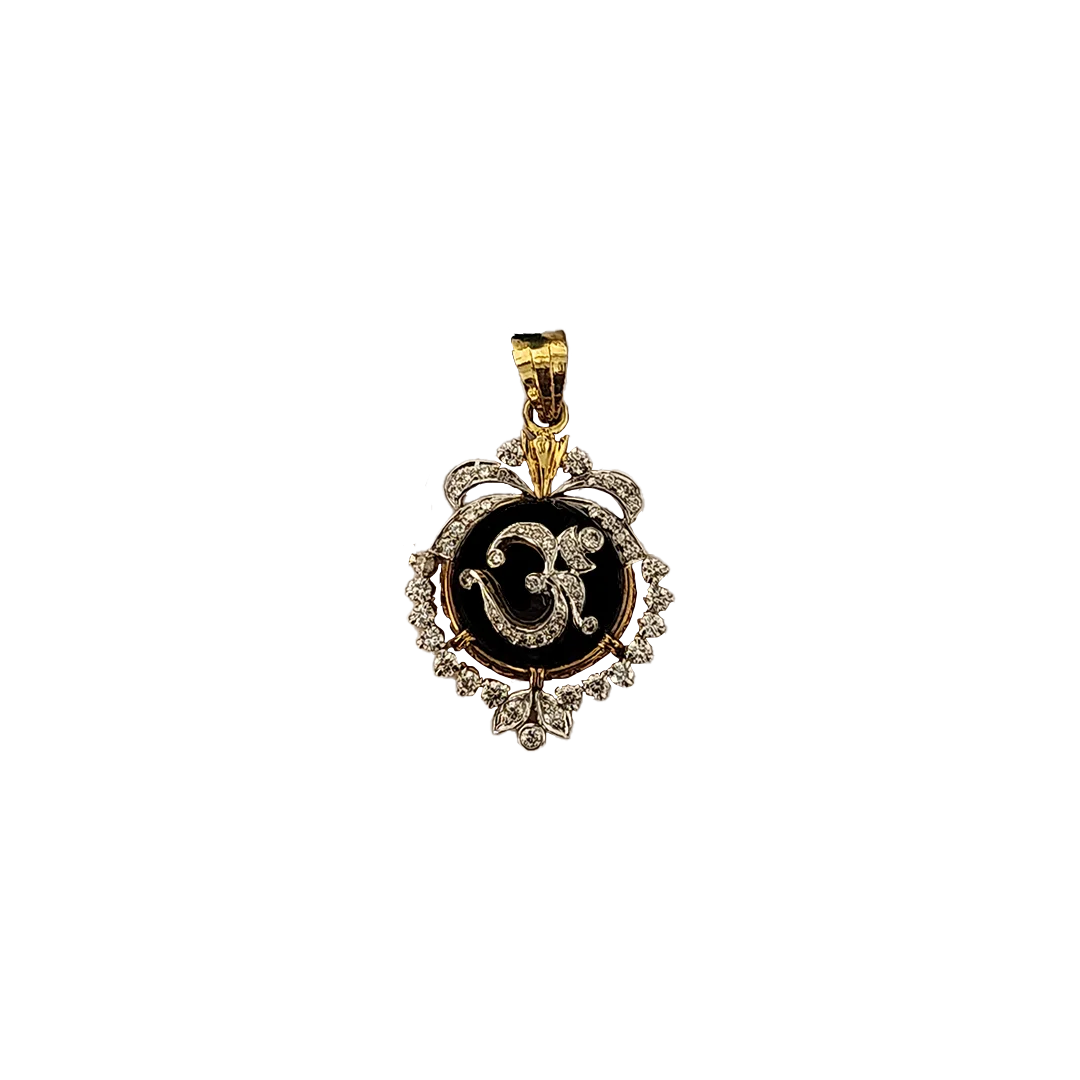 (PD-458) Pendant in diamond - 1.09 CT , Gold - 7.605 , 14kt