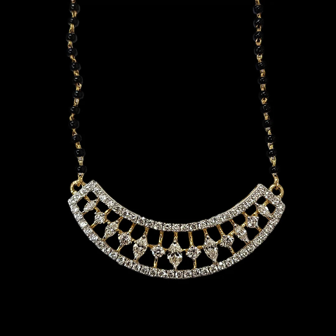 (PD-461) Diamond Pendant Set, Gold 7.770 (14KT), Diamond 1.51 CT