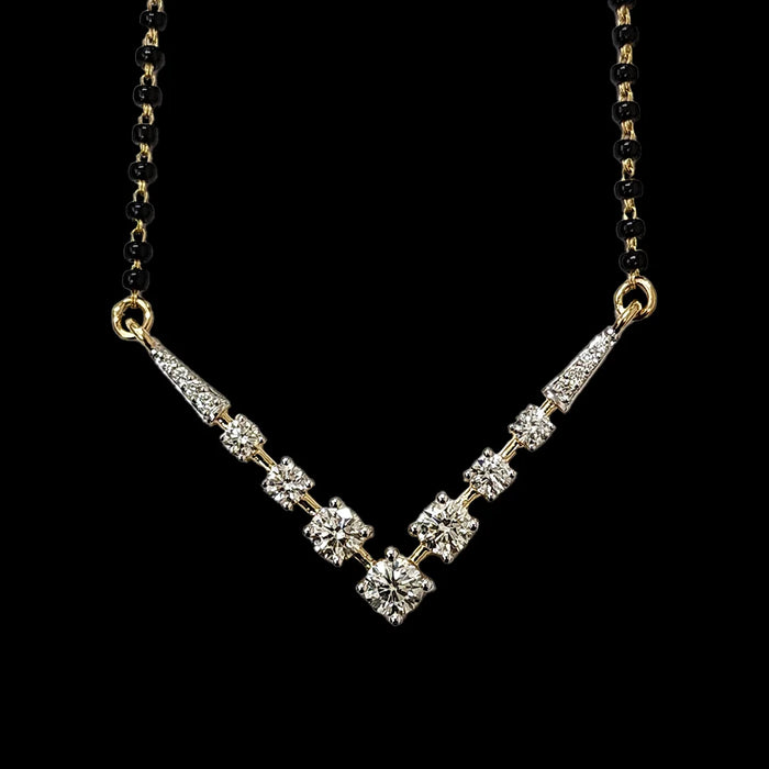 (PD-463) Diamond Pendant Set, Gold 7.237 (18KT) Diamond 1.28CT