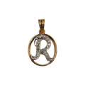 (PD-51) Pendant in Diamond -0.43 Gold -14kt -4.233 (Hallmarked)