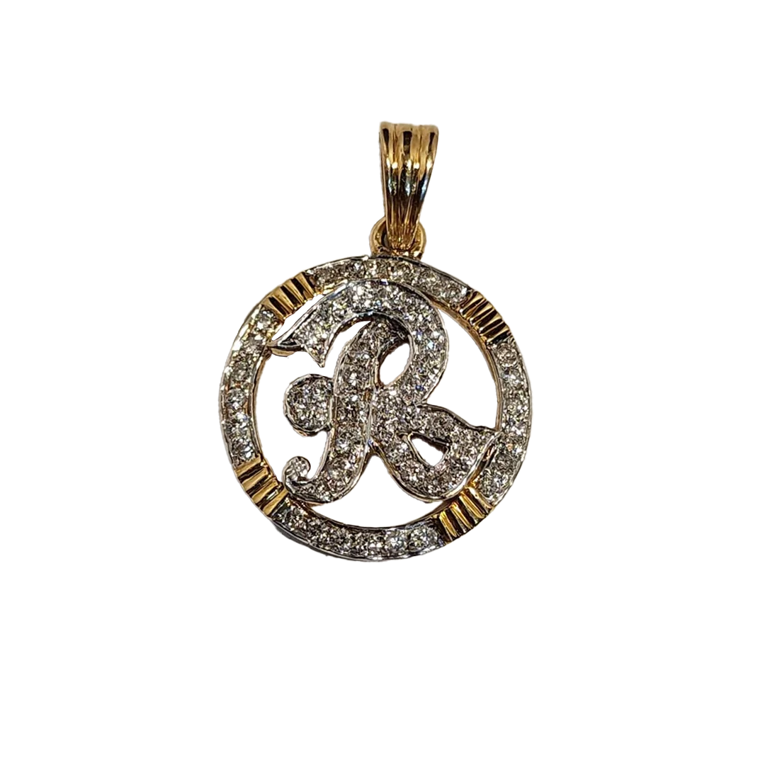 (PD-69) Pendant in Diamond- 0.83 Gold-14kt -5.400