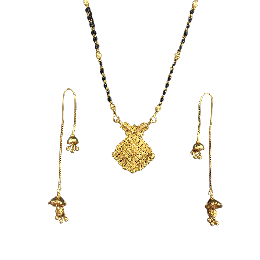 Gold Pendant Set (PG-319, 3.667 Grams, TG- 615, 5.669 Grams, BCG-331, 6.476 Grams)