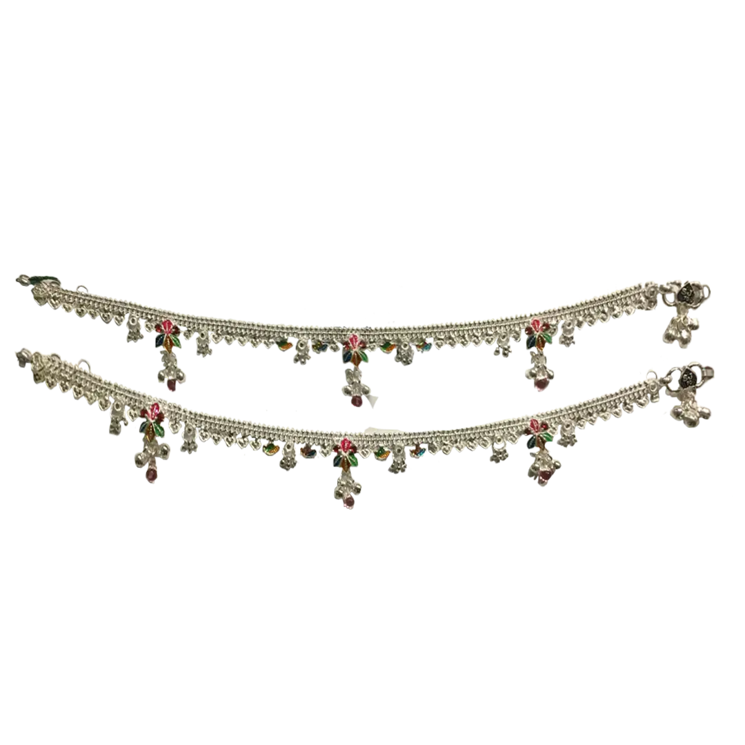 Silver Payal (PZ-29, 76 Grams)