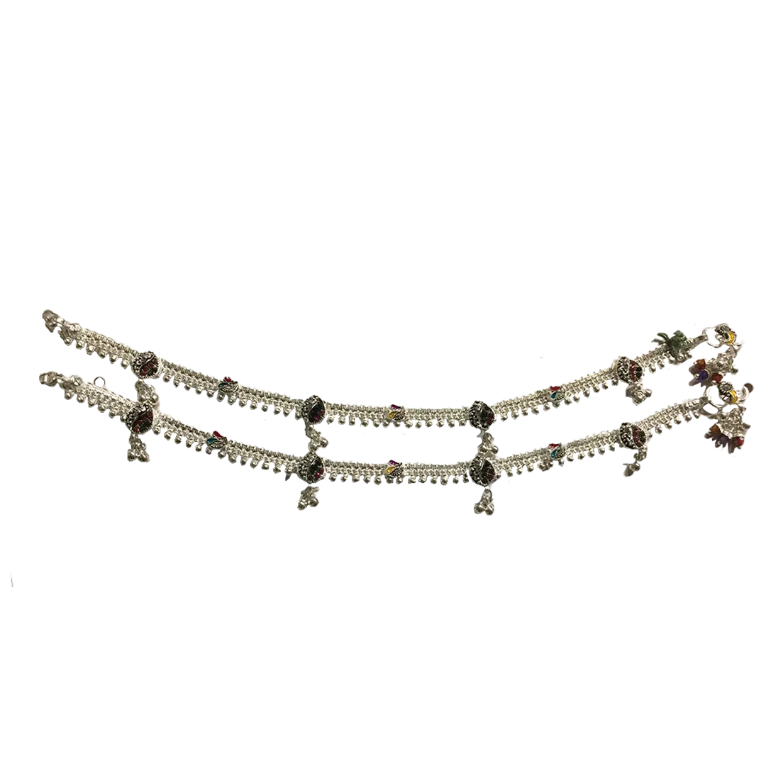 Silver Payal (PZ-40, 80 Grams)