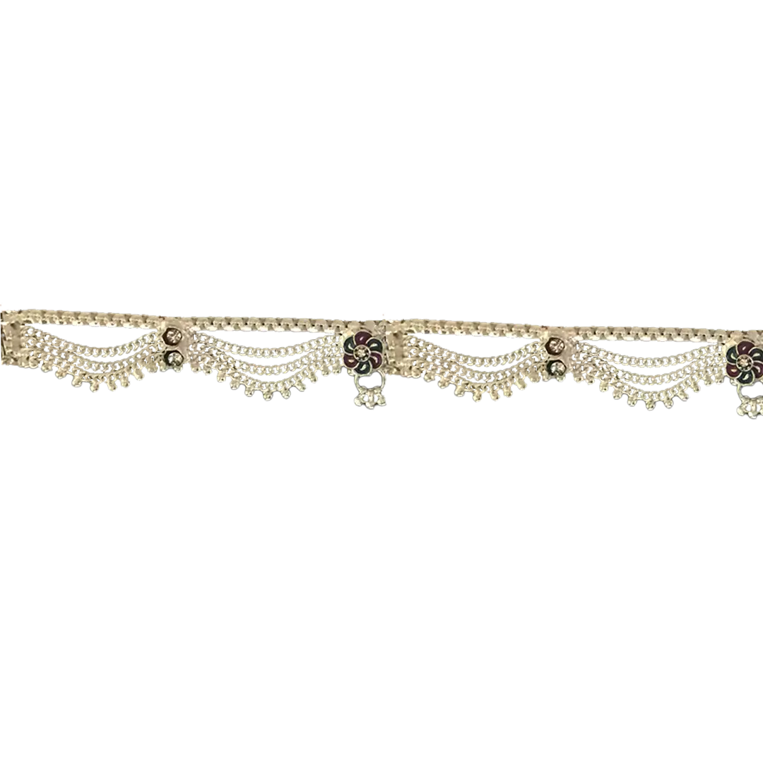 Silver Payal (PZ-66, 88 Grams)