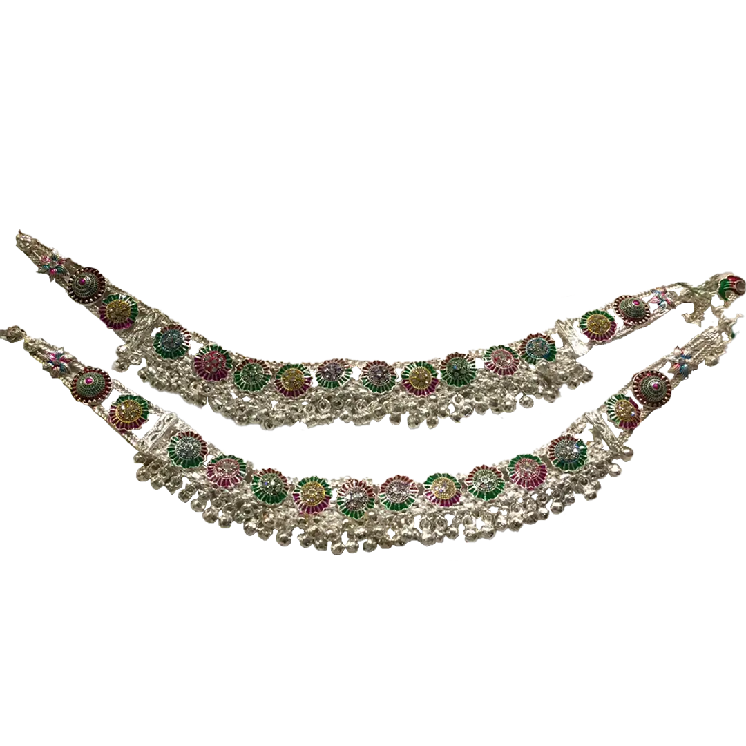 Silver Payal (PZ-70, 145 Grams)