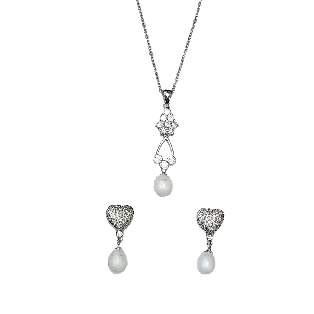(SS-14) Pendant set in Sterling Silver 92.5% Purity with stone rs 2900
