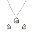 (SS-22) 11GM, Pendant set in Sterling Silver 92.5% RS. 3100