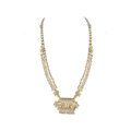 (PSD-233) Pendant with chain in diamond Hallmarked ( Pendent with chain in Diamond Dia- 6.86ct, Gold-40.416, in 14kt Purity)