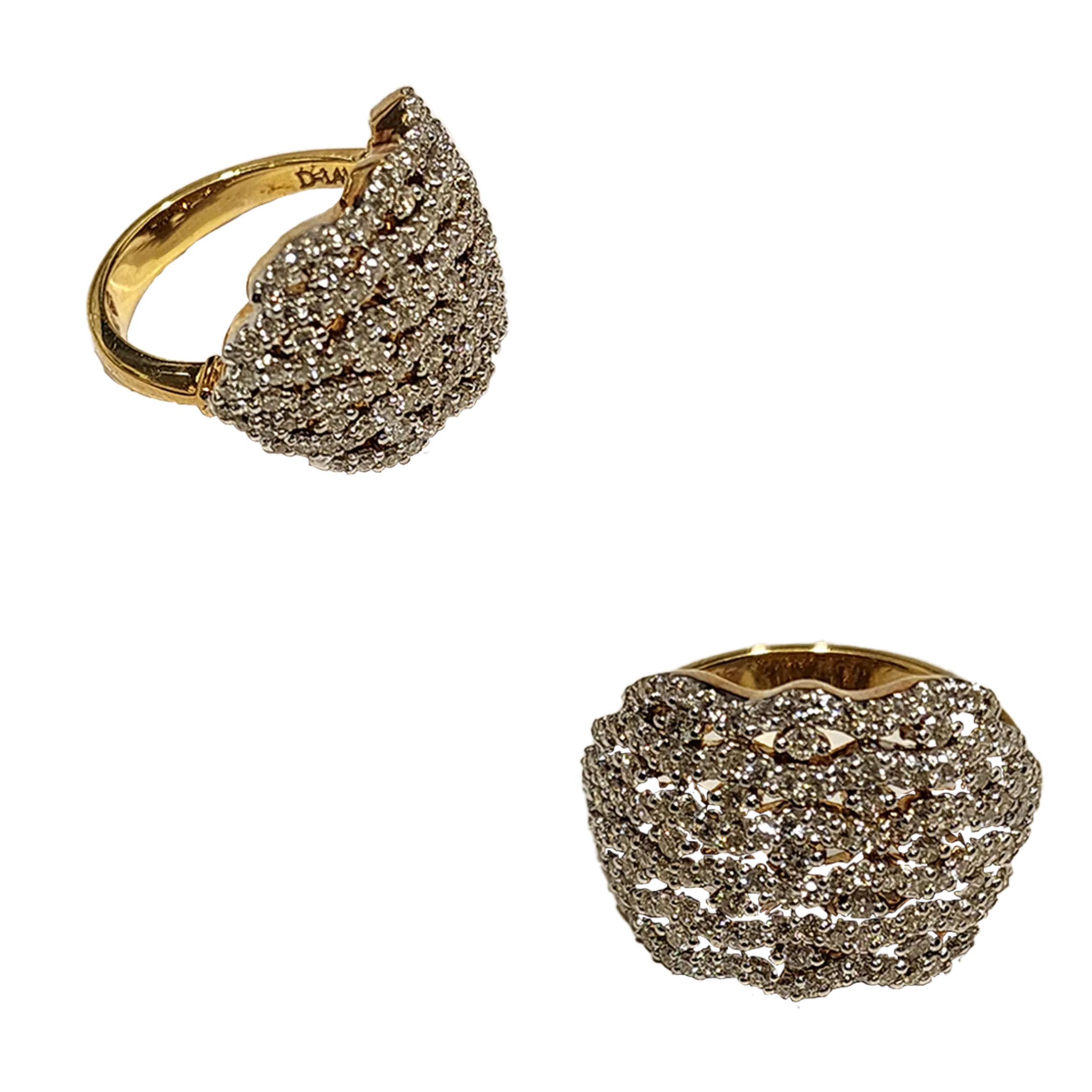 (RDL-344) Ring in Diamond (Diamond-1.41ct, Gold 18kt, 8.170 Grams) (Hallmarked)