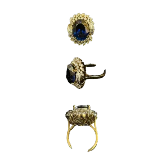 (RDL-554) Ring in Natural diamond  dia - 1.50 ct @30 , Gold-12.470  14 KT , stone - RS.2500