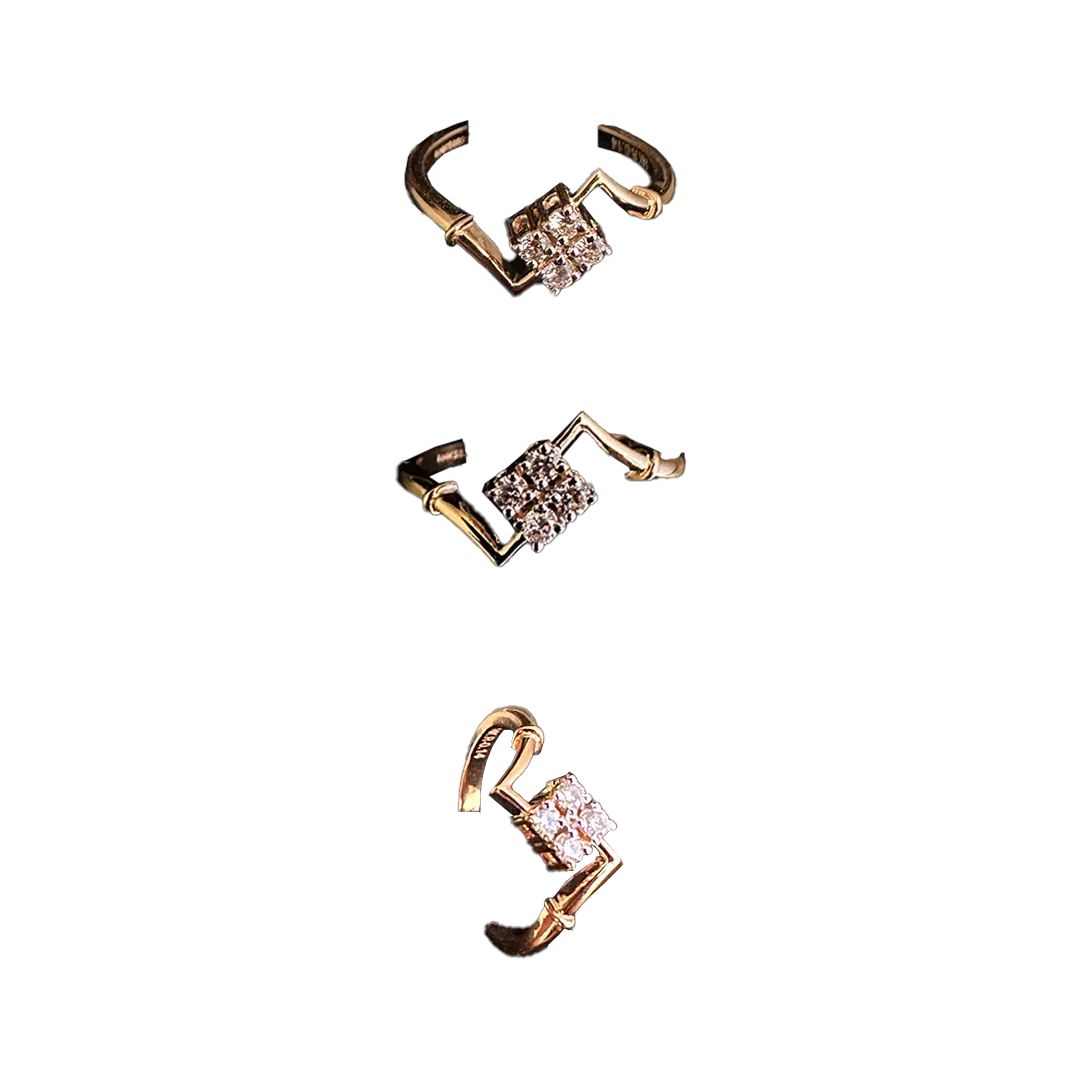 (RDL-742) Natural Diamond Ring, Gold - 2.140 14KT, Diamond - 0.14