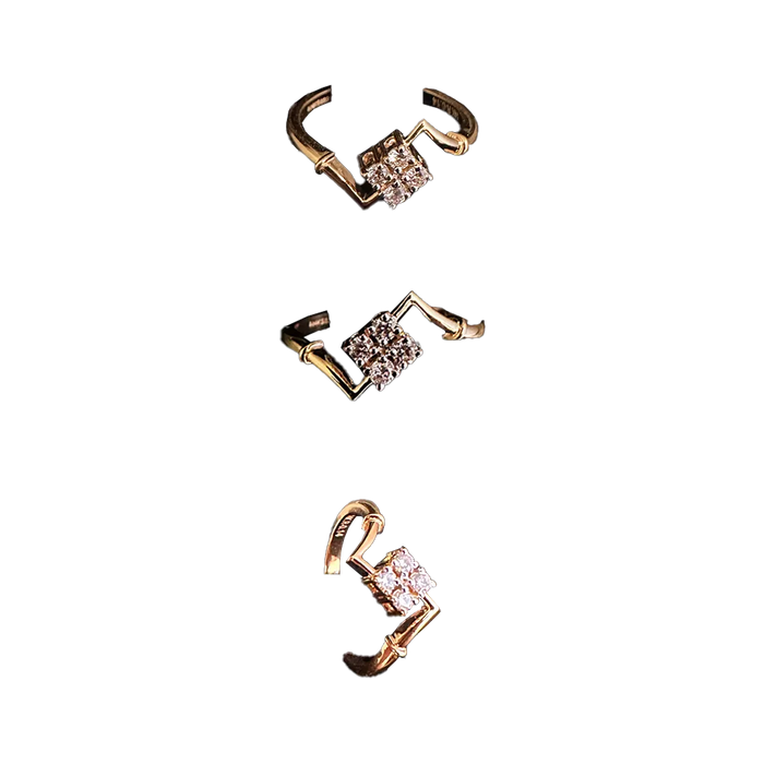 (RDL-742) Natural Diamond Ring, Gold - 2.140 14KT, Diamond - 0.14