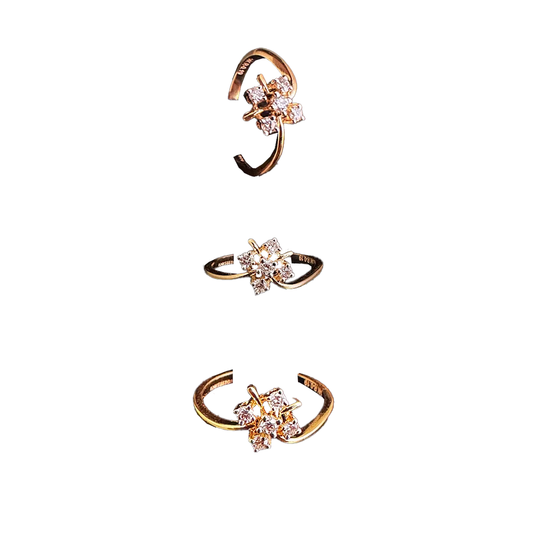 (RDL-743) Natural Diamond Ring, Gold - 2.070 14KT, Diamond - 0.19